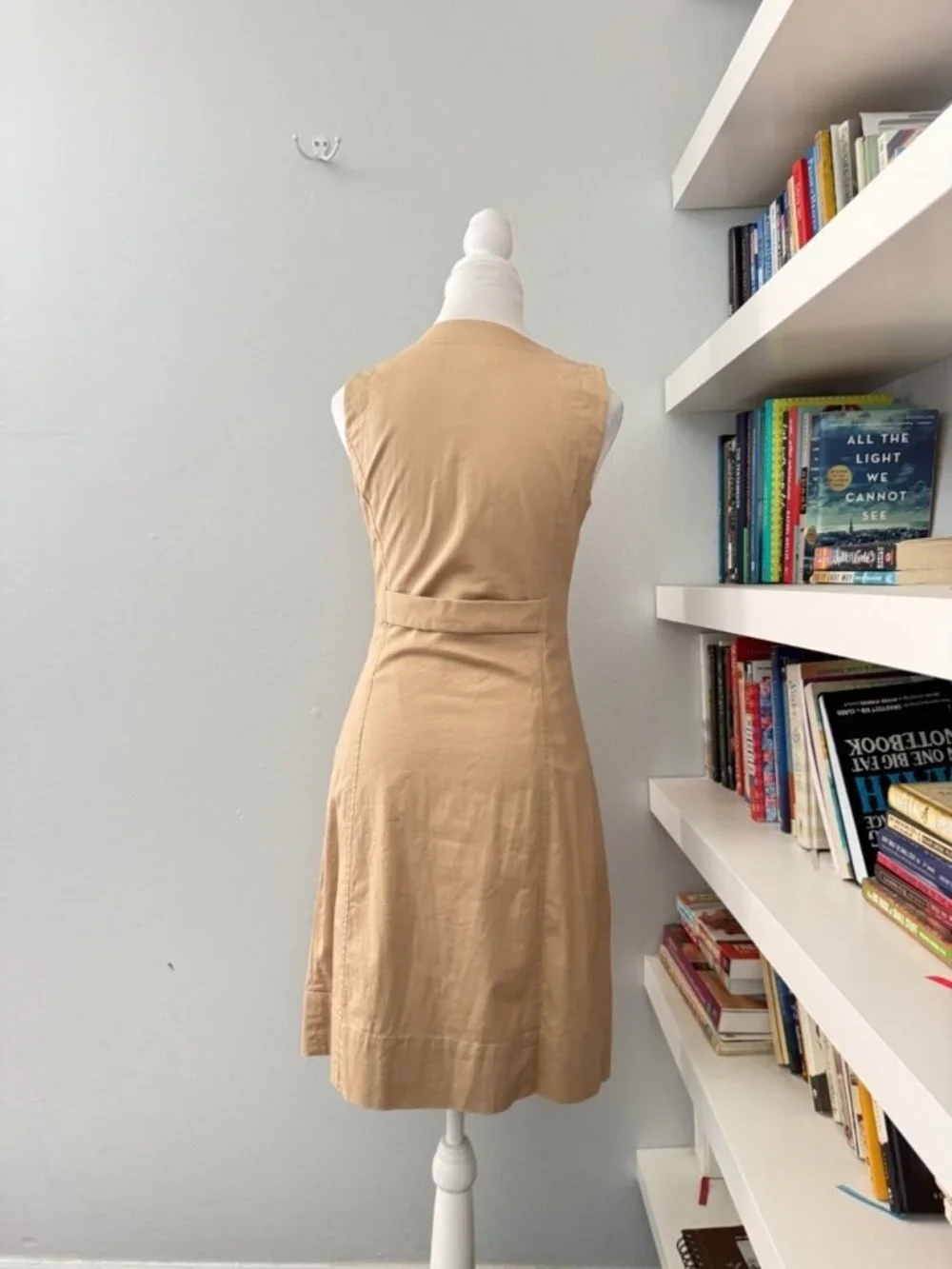 Tory Burch  Alice Khaki Belted Dress size 2